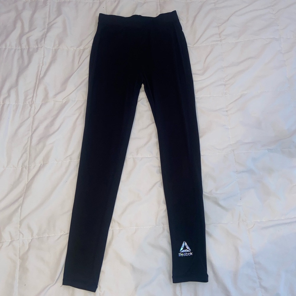 Reebok women’s black high wasted stretchy leggings